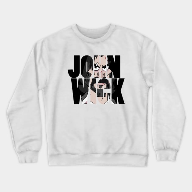 John Wick Crewneck Sweatshirt by Tuckerjoneson13